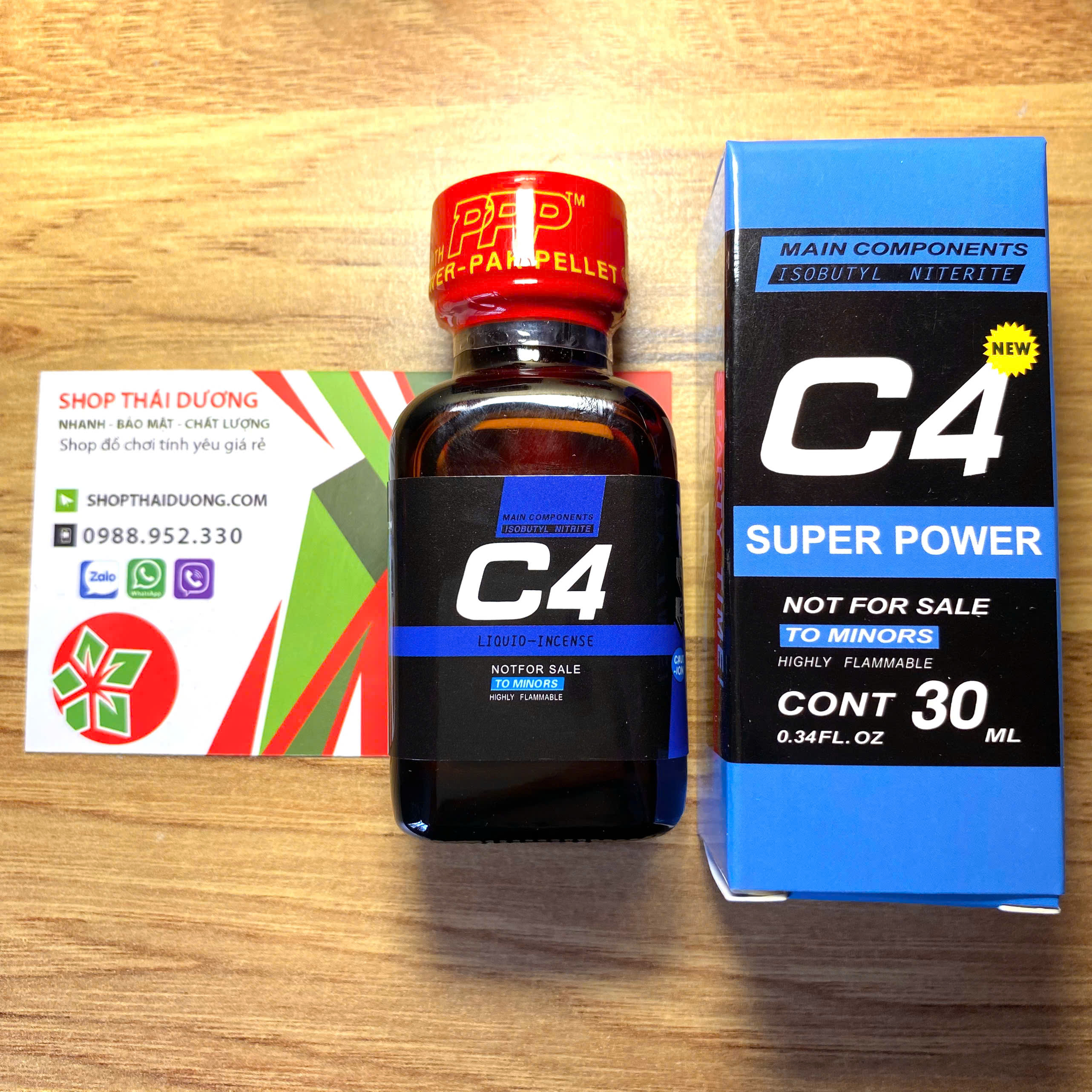 Popper C4 New Super Power 30ml Mỹ Chính Hãng Kích Thích T&B