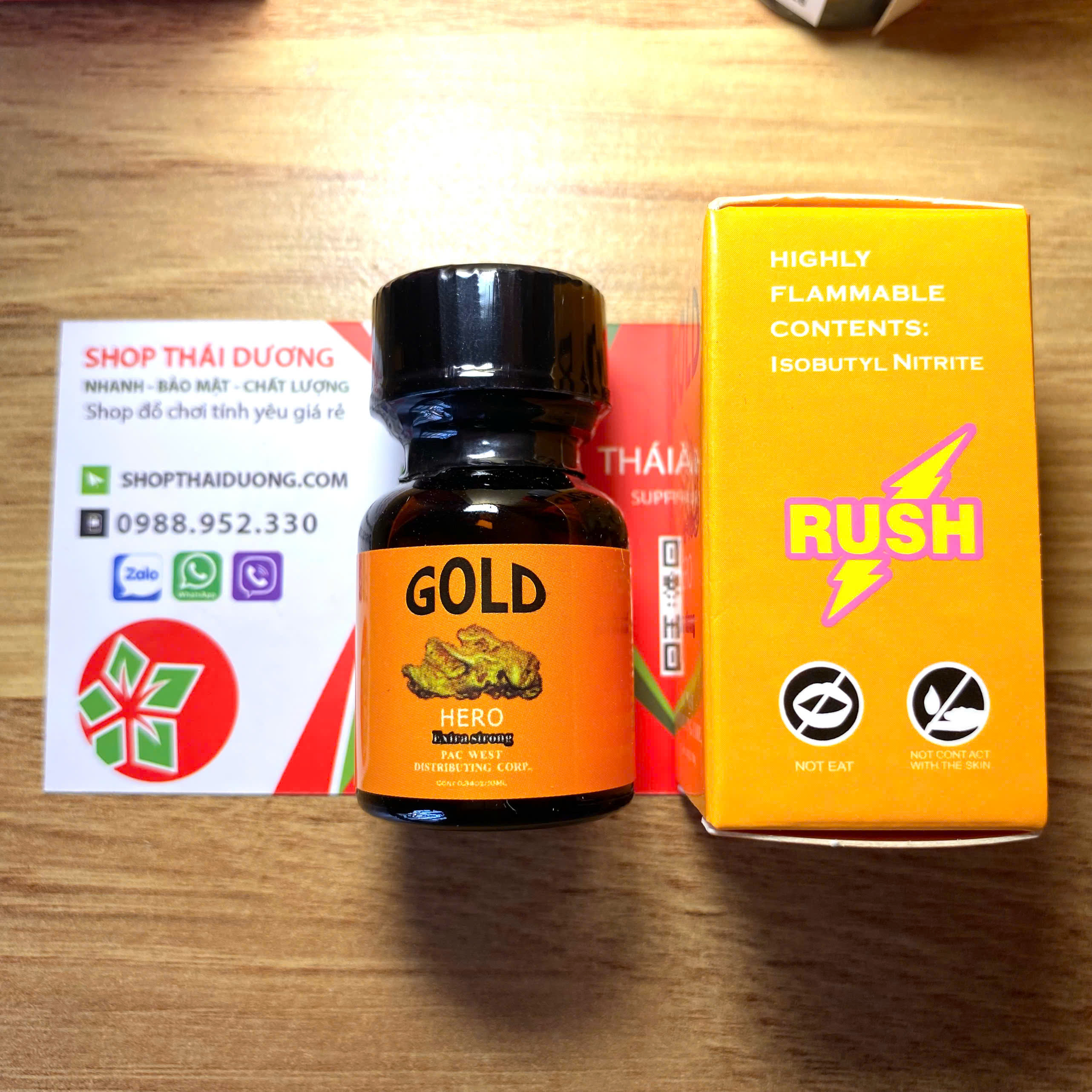 Popper Gold Hero Extra Strong 10ml Mỹ Chính Hãng Tăng Hưng Phấn