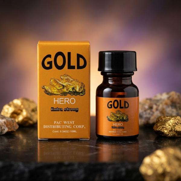 Popper Gold Hero Extra Strong 10ml Mỹ Chính Hãng Tăng Hưng Phấn 