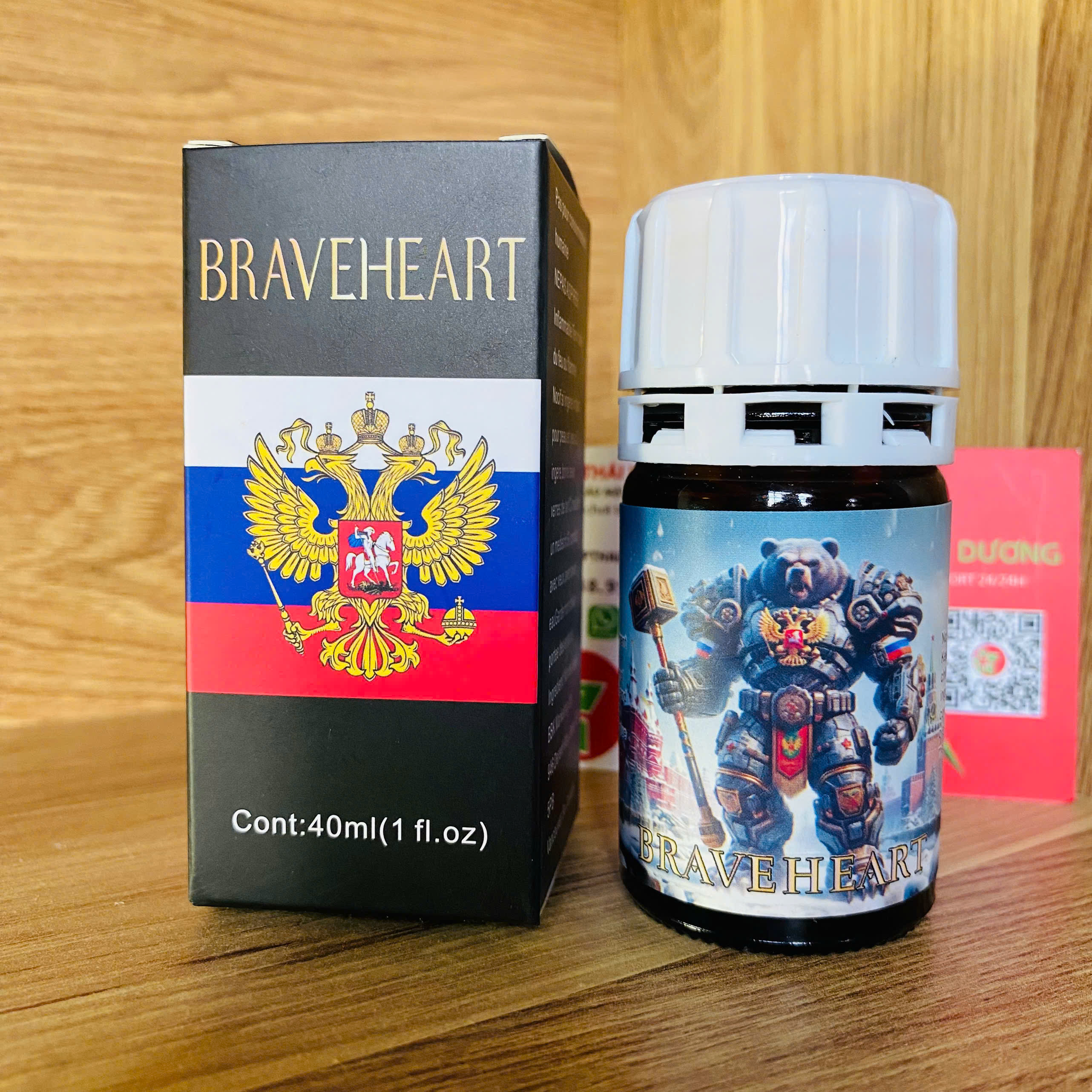 Tinh Dầu Kích Thích Braveheart Popper Chính Hãng 40ml