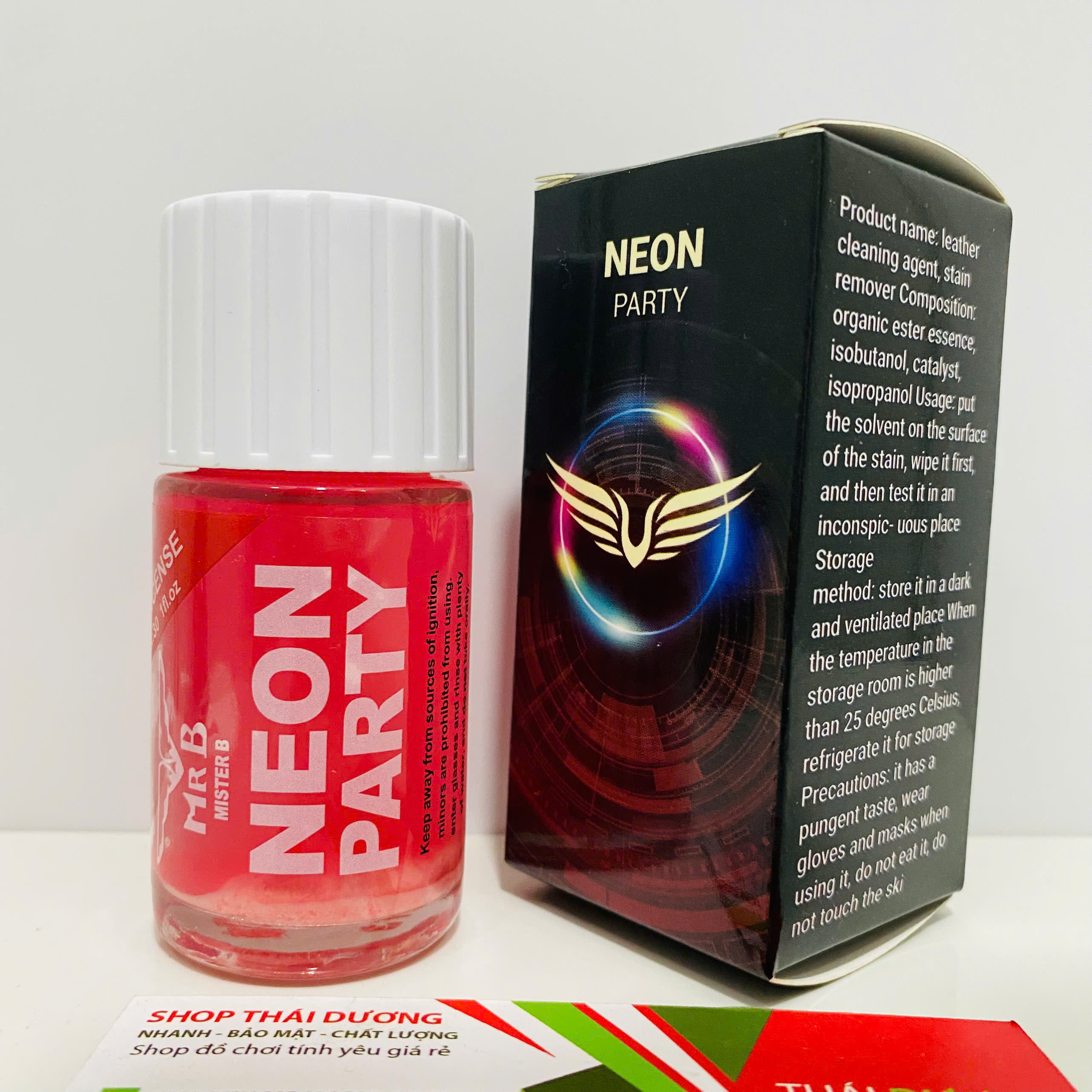 Tinh Dầu Popper PWD Neon Party Đỏ Kích Thích Mạnh 40ml