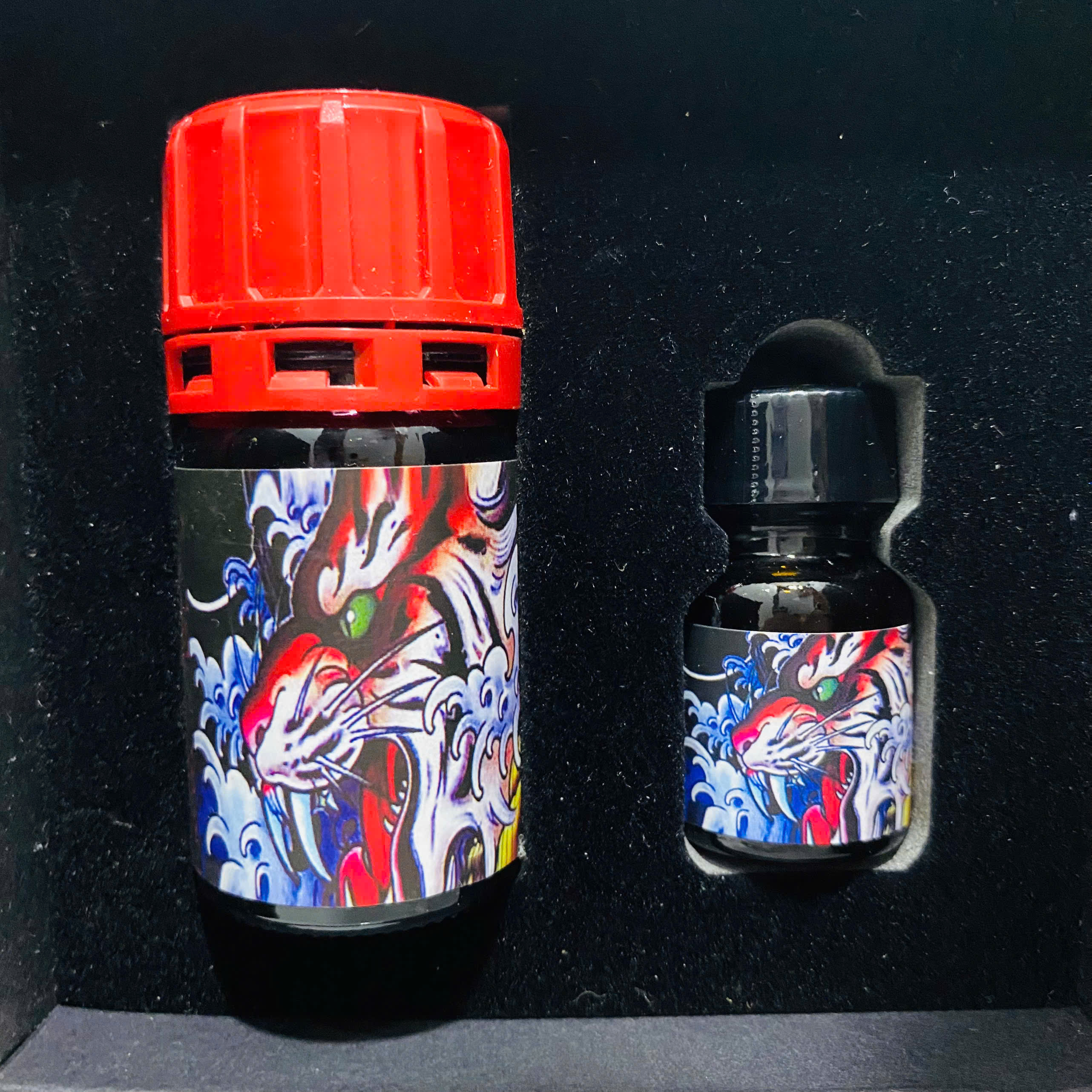Combo Poppers Tiger Đỏ 50ml Popper Con Hổ Mạnh Chính Hãng Hương Nồng Cực Phê