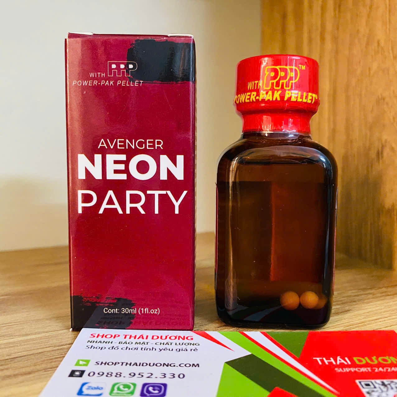 Popper Neon Red 30ml PWD chính hãng tinh dầu tăng hưng phấn dành cho Bot