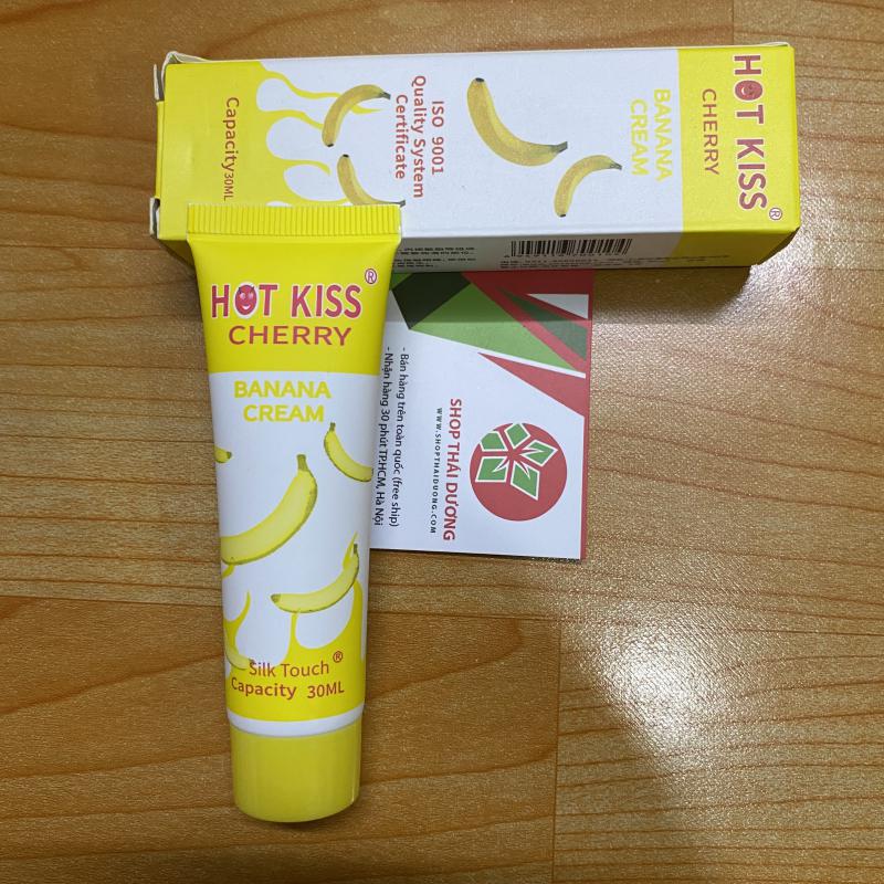 Gel Bôi Trơn Hương Chuối Hot Kiss Chính Hãng Dịu Nhẹ