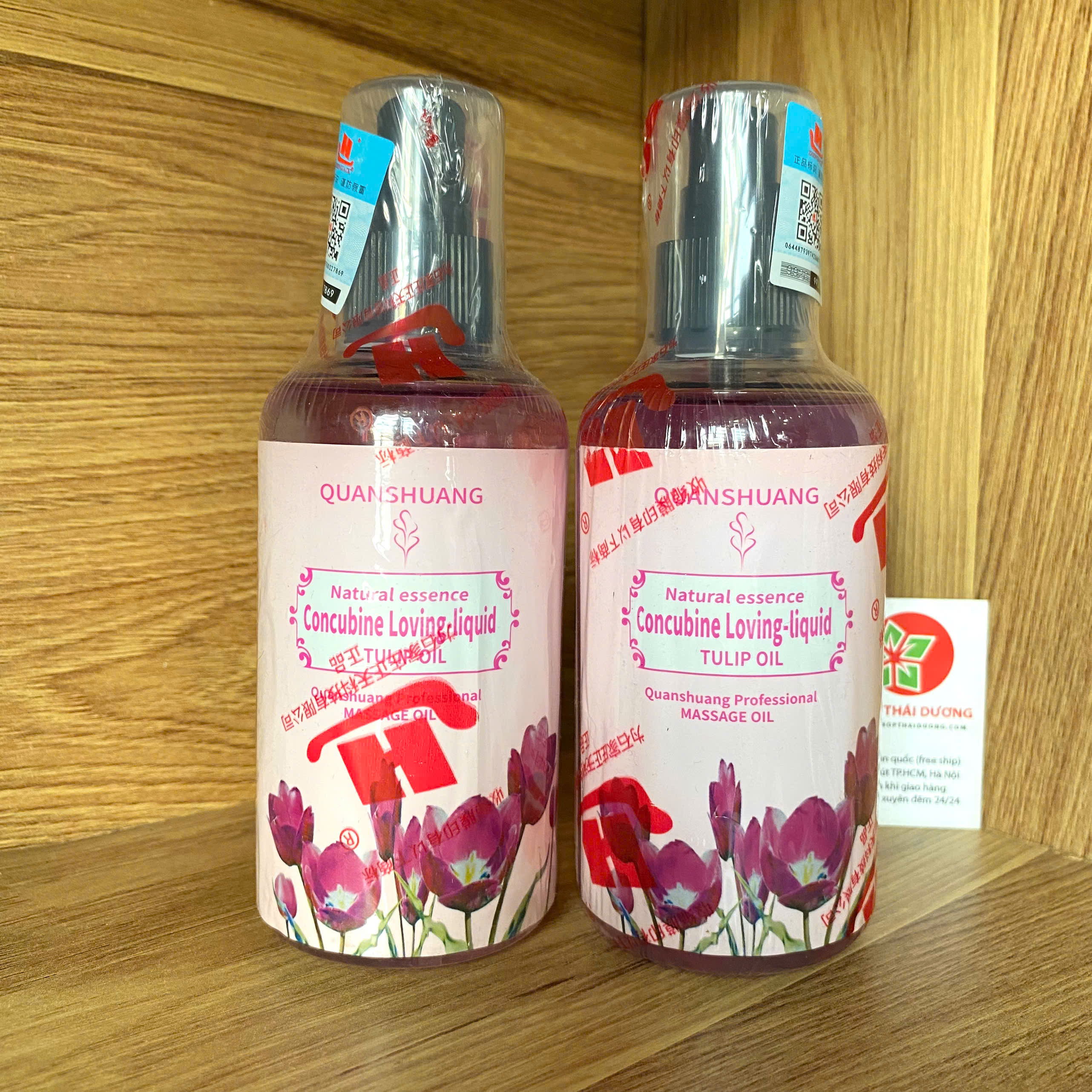 Dầu massage body hương hoa tulip thư giãn chăm sóc da tự nhiên